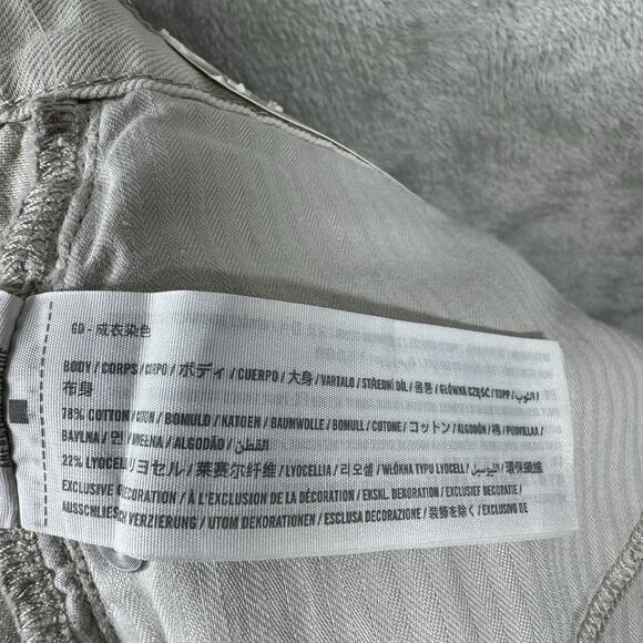 Abercrombie & Fitch NEW Women Denim Jean Midi Skirt Sz 29/8 High Rise Front Slit - Picture 12 of 12